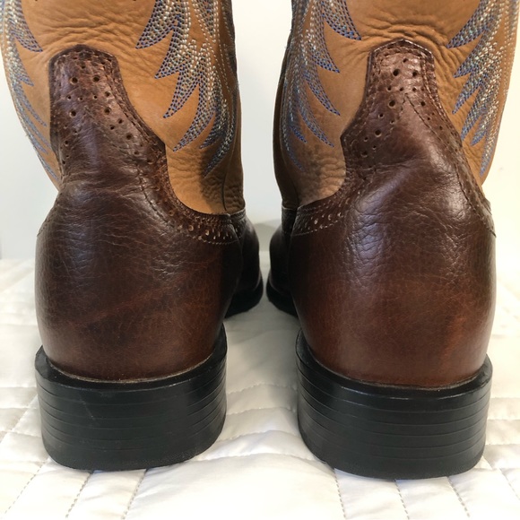 Ariat Heritage Stockman Barrel Brown Boot. Size 11.5D main image 14
